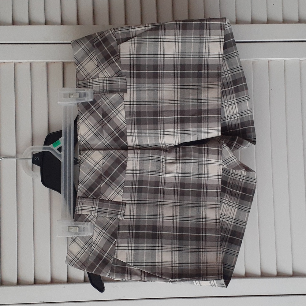 Stooshy Plaid Short Shorts